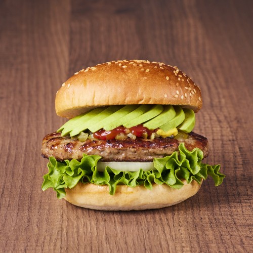 Hamburguesa con queso del aguacate clásica